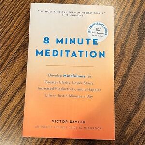 8 Minute Meditation Paperback Book